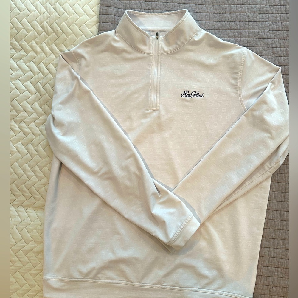 Men’s Peter Millar 1/4 Zip Pullover from Sea Island